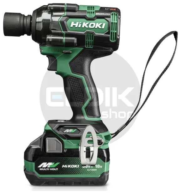 Hikoki WR36DHWRZ Accu slagmoersleutel - 36 V / 380 Nm-700 Nm / 1/2" - Inclusief lader en 2x MV accu's - HSC II koffer