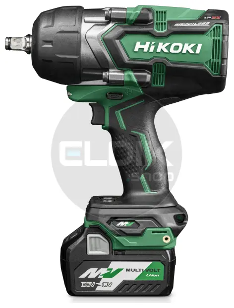 Hikoki WR36DGWRZ Accu slagmoersleutel - 36 V / 2 xMV accu / 1.400 Nm -2.000 Nm / 1/2" - HSC III koffer