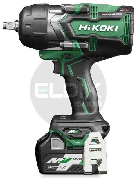 Hikoki WR36DGWRZ Accu slagmoersleutel - 36 V / 2 xMV accu / 1.400 Nm -2.000 Nm / 1/2" - HSC III koffer