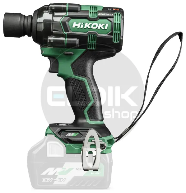 Hikoki WR36DHW4Z Accu slagmoersleutel - 36 V / 380 Nm-700 Nm / 1/2" - Exclusief lader en accu's