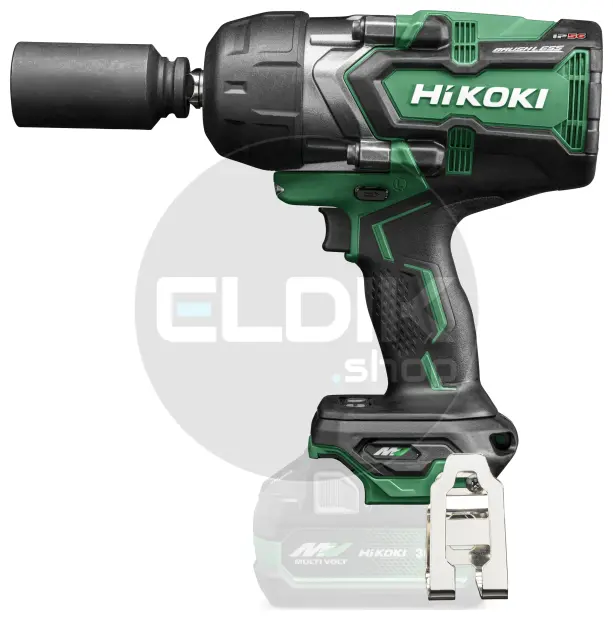 Hikoki WR36DGW4Z Accu slagmoersleutel - 36 V / 1.400 Nm-2.000 Nm / 1/2 " - Exclusief lader en accu's