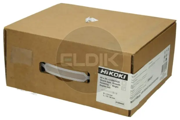 Hikoki 4100442 Duplex nagels glad schuin 21º 3.3x58/70