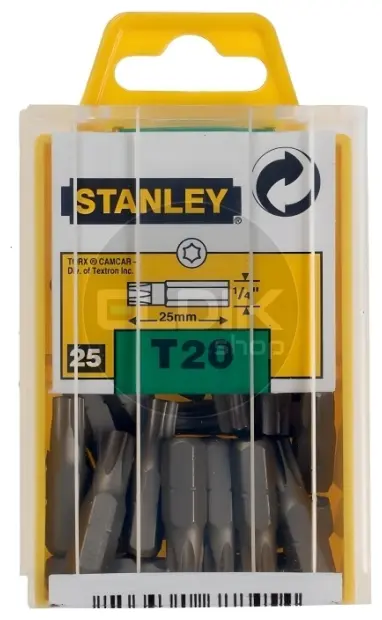 Stanley 1-68-842 1/4" Bits Torx T20