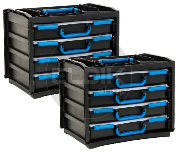 E-Tools Multybox 2 x Assortimentsdoos | 5-delig | 380 x 270 x 310 mm - 79070/2