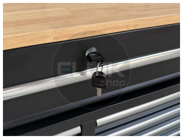 E-Tools 117 cm Verrijdbare Werkbank + 12 Delige HiKOKI Combiset