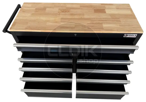 E-Tools 117 cm Verrijdbare Werkbank + 12 Delige HiKOKI Combiset