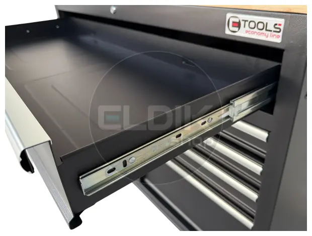 E-Tools 117 cm Verrijdbare Werkbank + 12 Delige HiKOKI Combiset