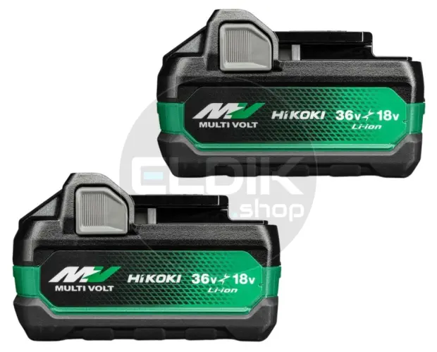 Hikoki 380205 Twin Pack 2x Multi-Volt accu BSL36A18X - 36V 2.5Ah/18V 5.0Ah
