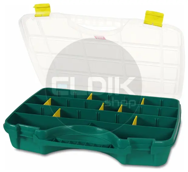 Tayg 24-26 5 x Assortimentsdoos L460 x B350 x H81 mm - Groen - 024009/5