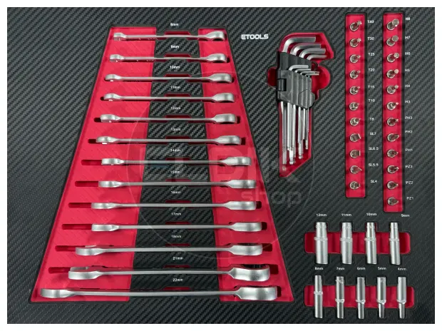 E-Tools 70459 154 Delige Gevulde Gereedschapswagen