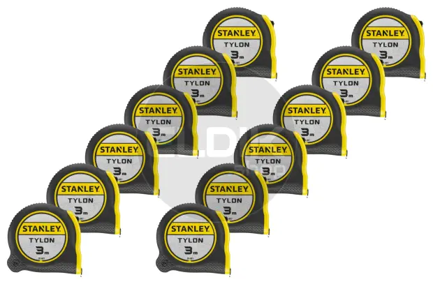 Stanley 0-30-687/10 12 x Rolbandmaat Tylon 3m - 12,7mm