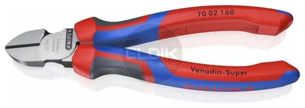 Knipex 70 02 160 Zijsnijtang gepolijst/comfort 160 mm