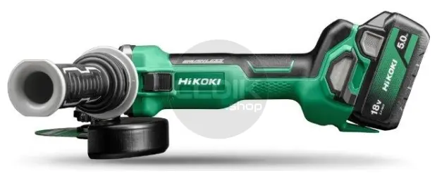 Hikoki G1813DAW4Z Accu haakse slijpmachine - 18V / 125mm Brushless  - Exclusief lader en accu's