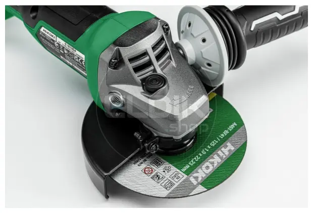 Hikoki G1813DAWQZ Accu haakse slijpmachine- 18V / 125 mm - Inclusief lader en 2 x BSL1850MA accu's - In HSC II koffer