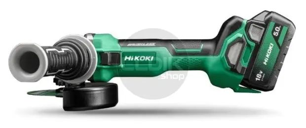 Hikoki G1813DAWQZ Accu haakse slijpmachine- 18V / 125 mm - Inclusief lader en 2 x BSL1850MA accu's - In HSC II koffer