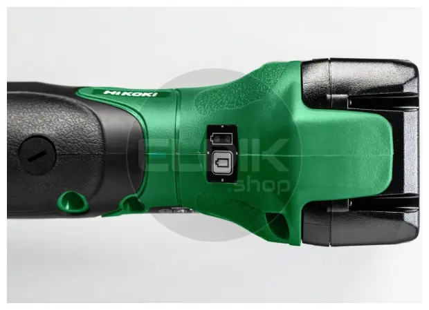 Hikoki G18DSL2W3Z Accu haakse slijpmachine - 18 V / 125 mm - Exclusief lader en accu's - In HSC II koffer