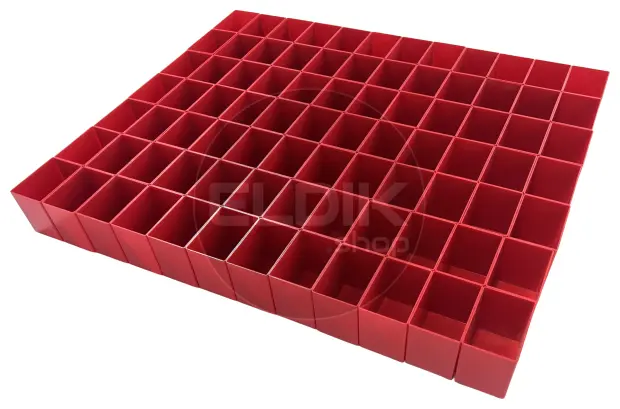 E-Tools 90 x Inzetbakje rood L79xB55xH76mm