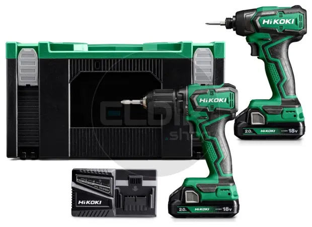 Hikoki KC18DDWFZ Voordeelpack - 18V - In HSC III koffer. Inclusief 2 BSL1820M accu's en lader.