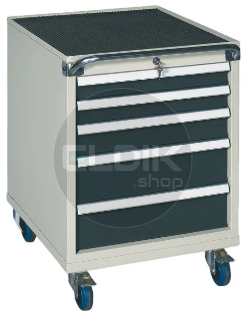 E-Tools | premium line 71975 5 Laden Gereedschapswagen - Lichtgrijs/Antraciet