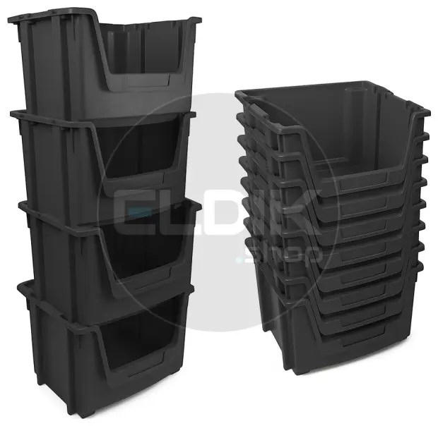 Tayg 5040 Magazijn Stapelbak L395 x B500 x H320 mm grijs - 268069