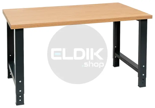 Lista Werkbank multiplex | B1500 x D750 x H740/1090 mm | Antraciet
