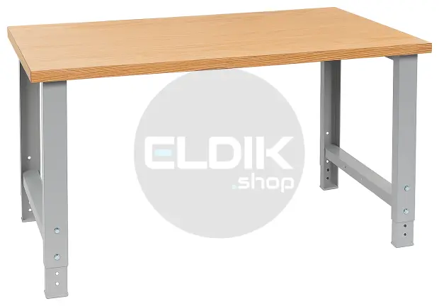 Lista Werkbank multiplex | B1500 x D750 x H740/1090 mm | Lichtgrijs