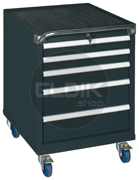E-Tools | premium line 71852 5 Laden Gereedschapswagen - Antraciet