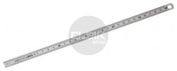 Facom DELA.1056.300 Half Stijve RVS Liniaal - Dubbelzijdig 300 mm