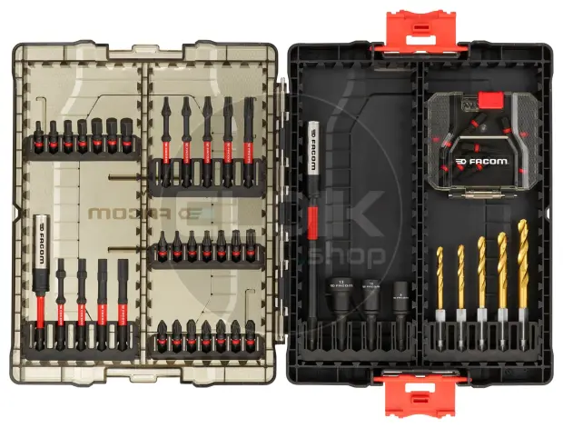 Facom EN.1J50PB 50 Delige Max Impact Bit- en Borenset