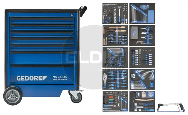 Gedore 2005 TS 308 308 Delige Gevulde Gereedschapwagen - 2980304