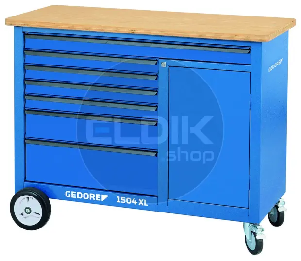 Gedore 1504 XL 1411 7 Laden Verrijdbare Werkbank XL - 1988468