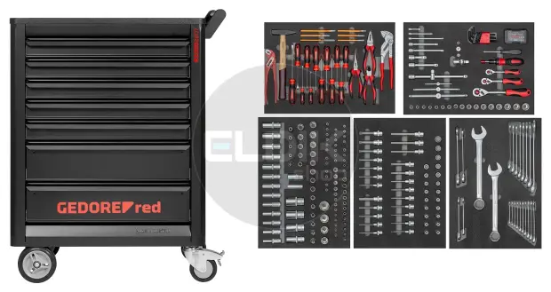 Gedore Red R22071005 273 Delige Gevulde Gereedschapwagen - 3301678