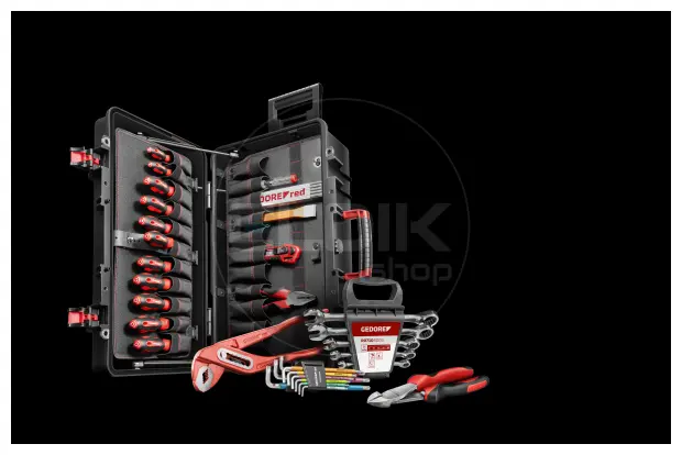 Gedore Red R21902124 124 Delige Gereedschapset - MEISTER XXL - Though Case - 3301641