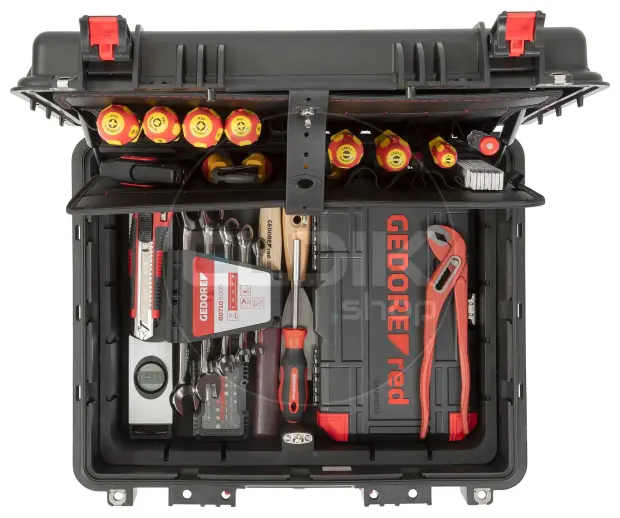 Gedore Red R21652089 89 Delige Gereedschapset - ELEKTRICIEN - Though Case - 3301643