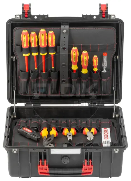 Gedore Red R21652089 89 Delige Gereedschapset - ELEKTRICIEN - Though Case - 3301643