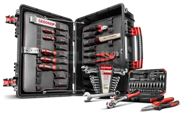 Gedore Red R21652057 56 Delige Gereedschapset - AZUBI L - Though Case - 3301638