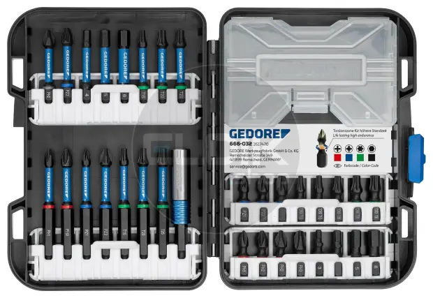 Gedore 666-032 32 Delige Torsiebitset 1/4" - 3517470