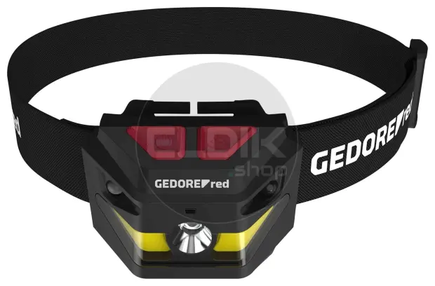 Gedore Red R95500058 LED Hoofdlamp, ABS, 4 lichtstanden, 50-260 lumen - 3301762