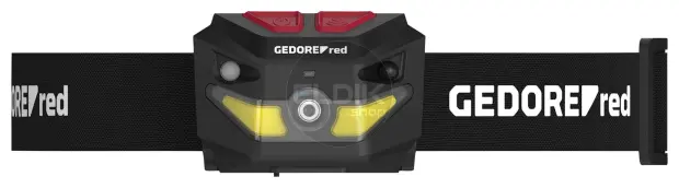 Gedore Red R95500058 LED Hoofdlamp, ABS, 4 lichtstanden, 50-260 lumen - 3301762