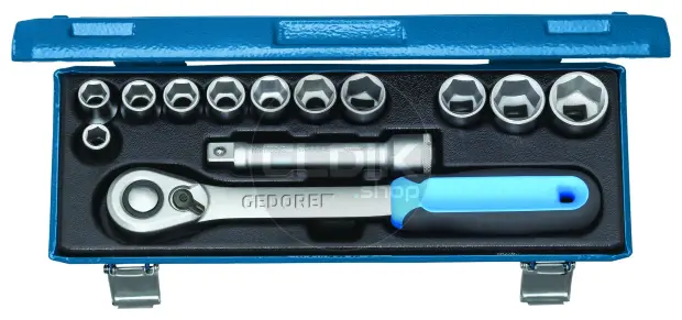 Gedore 19 KMU-20 13 Delige Dopsleutelset 1/2" - 2545810