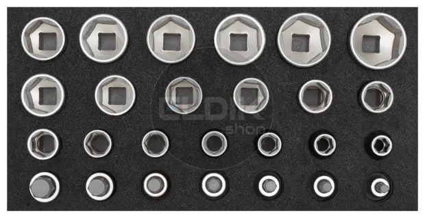 Gedore Red R22150009 Module 26 Delige Dopsleutelset 1/2” - 3301708
