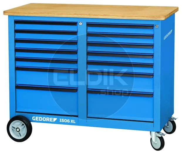 Gedore 1506 XL 2511 14 Laden Verrijdbare Werkbank - 2528088