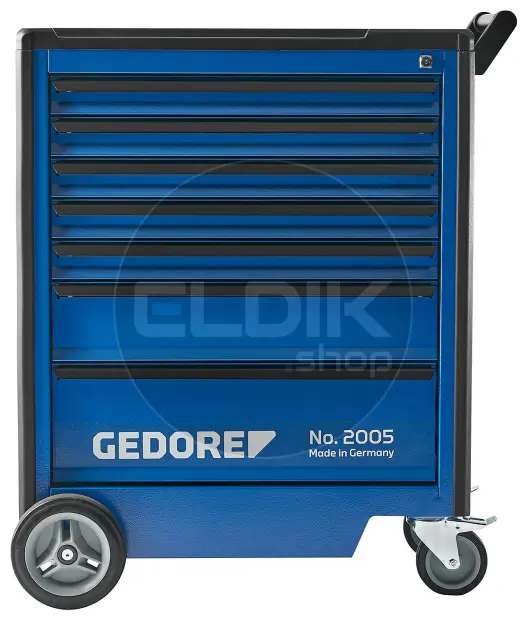 Gedore 2005-TS-147 147 Delige Gevulde Gereedschapwagen + gratis led staaflamp - 2980282