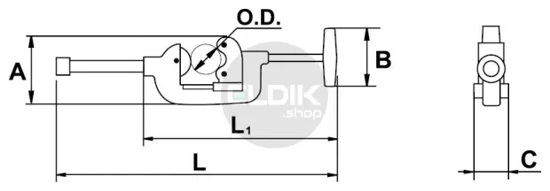 Ega 63177 Pijpsnijder tot 100mm