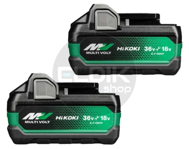 Hikoki BSL36A18 Multi-Volt accu x 2 - 36V 2.5Ah/18V 5.0Ah Li-ion - 373788