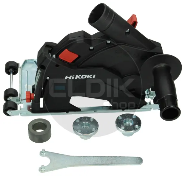 Hikoki 377086 Stofafzuigkap voor doorslijpschijf 125 mm (met geleiderollen)