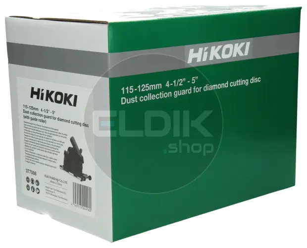 Hikoki 377086 Stofafzuigkap voor doorslijpschijf 125 mm (met geleiderollen)