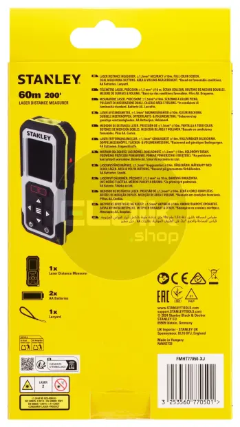 Stanley MS3 Laserafstandsmeter - 50M - FMHT77050-XJ