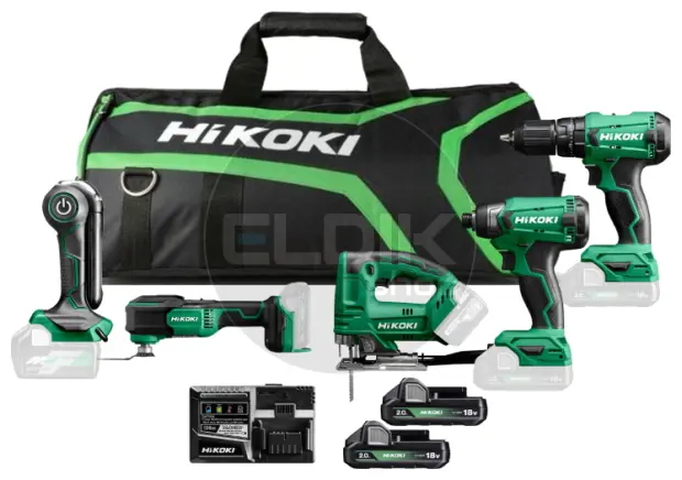 Hikoki KC18DXWHZ Combiset | 5 machines | 2 accu's en lader