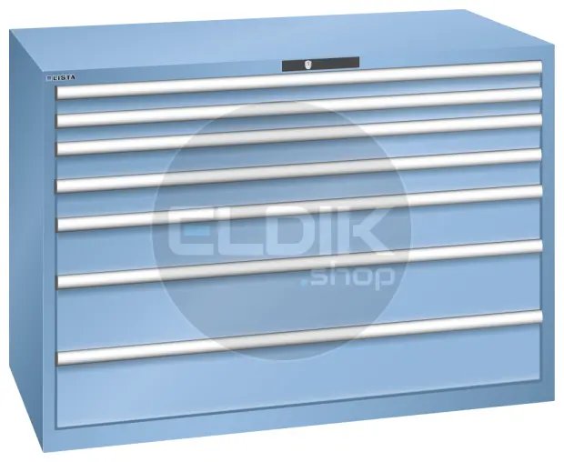 Lista 78.858.010 Werkplaatskast |B1431 x D725 x H1000 | 7 laden | Blauw